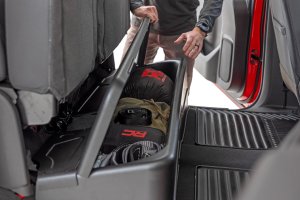 GMC Sierra 1500 Under Seat Storage - Rough Country - With Locking Lid - '19-'25